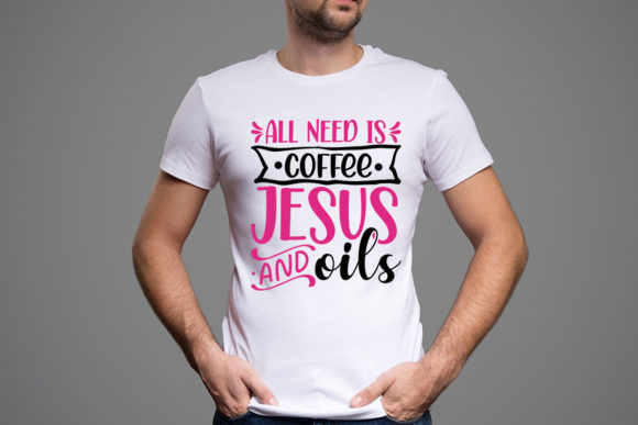 All Need is Coffee Jesus Oils: Graphics & Crafts Review