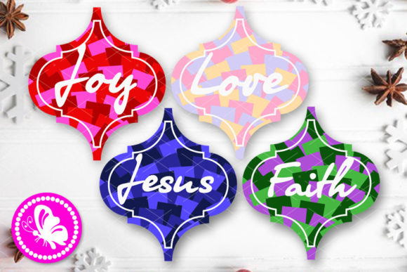 Bundle Arabesque Love Jesus Joy Faith Graphics & Illustrations