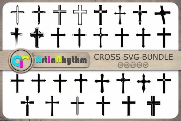 Cross Svg Bundle for Christian Blog Graphics and Crafts