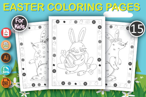 Easter Christian Coloring Pages Amp Graphics