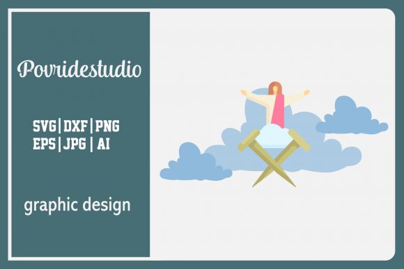 Easter Flat Icon Jesus Pink: Graphics & Freebies for Publishers