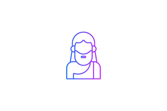 Easter Icon Jesus Line Gradient: A Brand Designer’s Review