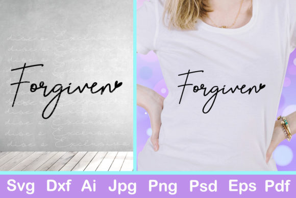 Forgiven - Christian Graphics for Crafts & Selling