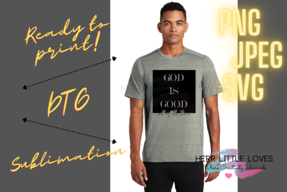 God is Good Christian SVG: Graphics for Crafts & Digital Selling