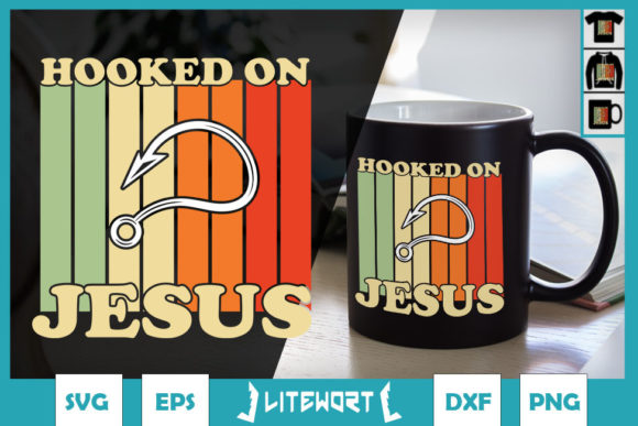 Hooked on Jesus Fishermen Christians: Graphics & Crafts for Branding