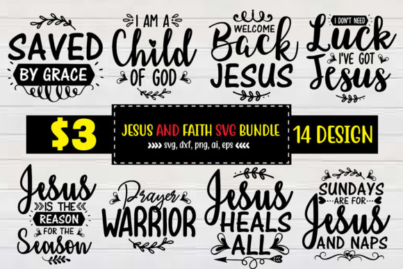 Jesus and Faith SVG Bundle Review for Handmade Graphics & Crafts