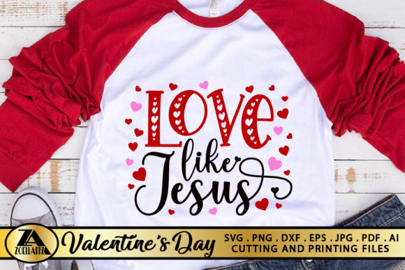 Love Like Jesus Quote Graphics & Crafts