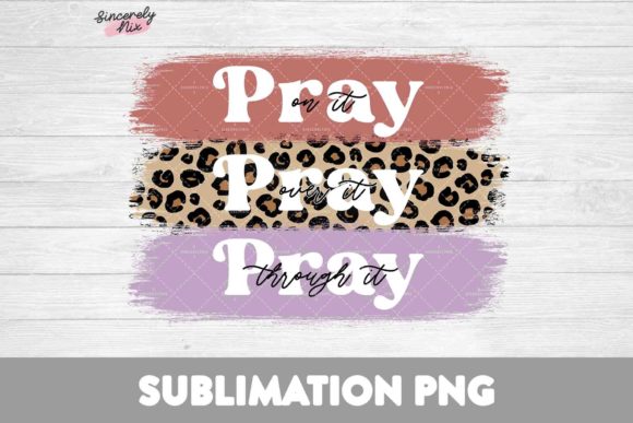 Pray, Bible Sublimation, Christian Graphics for Crafts & Branding
